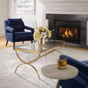 Crescent Gold Coffee Table - Ornate Home