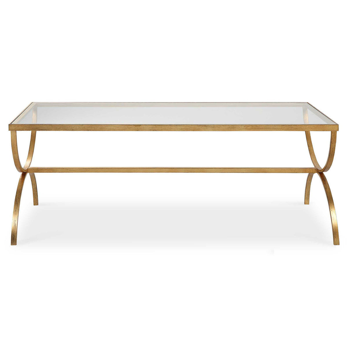 Crescent Gold Coffee Table - Ornate Home