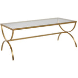 Crescent Gold Coffee Table - Ornate Home