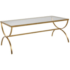Crescent Gold Coffee Table - Ornate Home