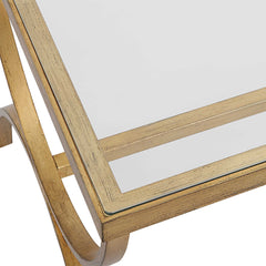 Crescent Gold Coffee Table - Ornate Home