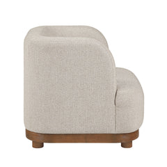 Crescent Taupe Chair - Ornate Home
