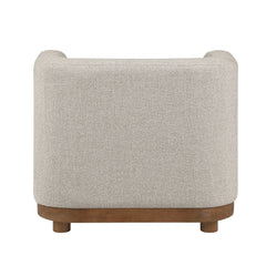 Crescent Taupe Chair - Ornate Home