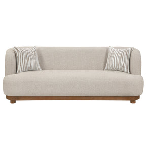 Crescent Taupe Sofa - Ornate Home