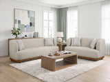 Crescent Taupe Sofa - Ornate Home