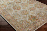 Crescentia Cream Textured Rug with Fringes - Ornate Home