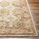 Crescentia Cream Textured Rug with Fringes - Ornate Home