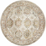 Crescentia Cream Textured Rug with Fringes - Ornate Home