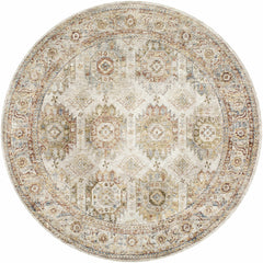 Crescentia Cream Textured Rug with Fringes - Ornate Home