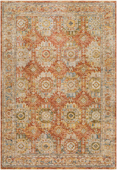 Crescentia Rust Area Rug - Clearance - Ornate Home