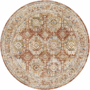 Crescentia Rust Area Rug - Clearance - Ornate Home