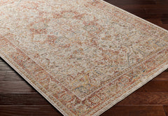 Cress Rust Rich Textured Traditional Rug - Ornate Home