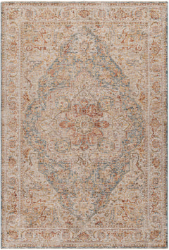Cress Tan Rich Textured Traditional Rug - Ornate Home