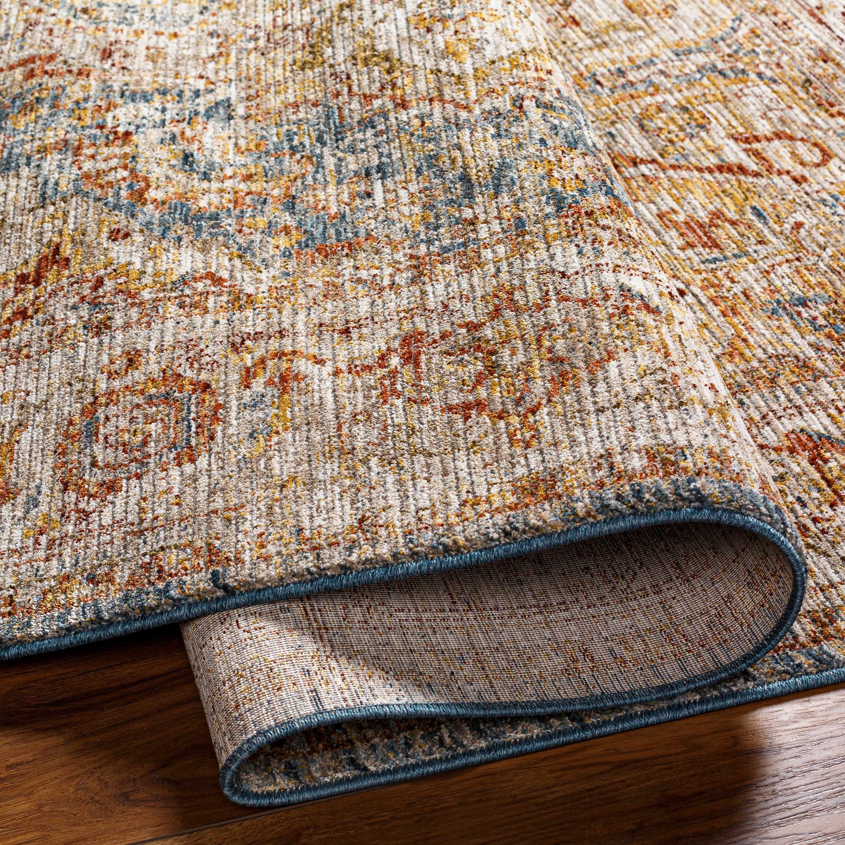 Cress Tan Rich Textured Traditional Rug - Ornate Home