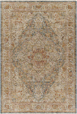 Cress Tan Rich Textured Traditional Rug - Ornate Home