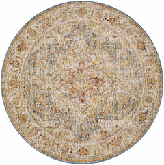 Cress Tan Rich Textured Traditional Rug - Ornate Home