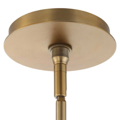 Cresson Brass/White 4 Light Drum Pendant - Ornate Home