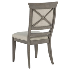 Cresswell Tan Upholstered Dining Side Chair (Set Of 2) - Ornate Home