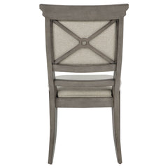 Cresswell Tan Upholstered Dining Side Chair (Set Of 2) - Ornate Home