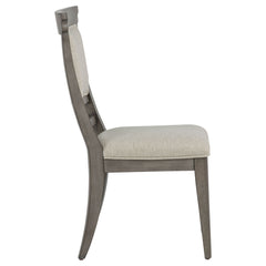Cresswell Tan Upholstered Dining Side Chair (Set Of 2) - Ornate Home