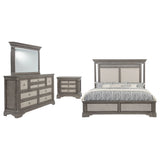 Cresswell Taupe 4-Piece California King Bedroom Set - Ornate Home