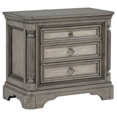 Cresswell Taupe 4-Piece California King Storage Bedroom Set - Ornate Home