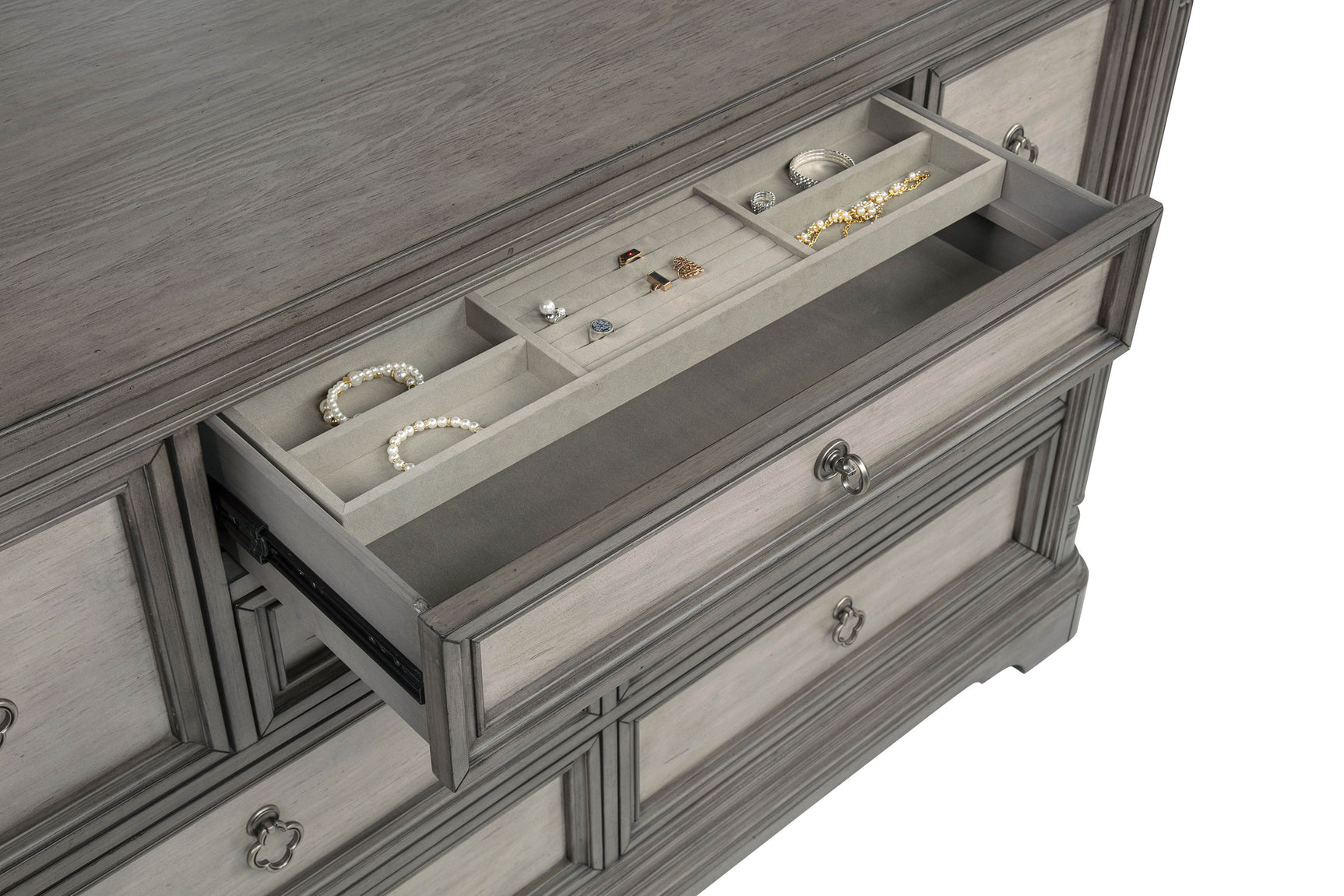 Cresswell Taupe 5-Piece California King Bedroom Set - Ornate Home