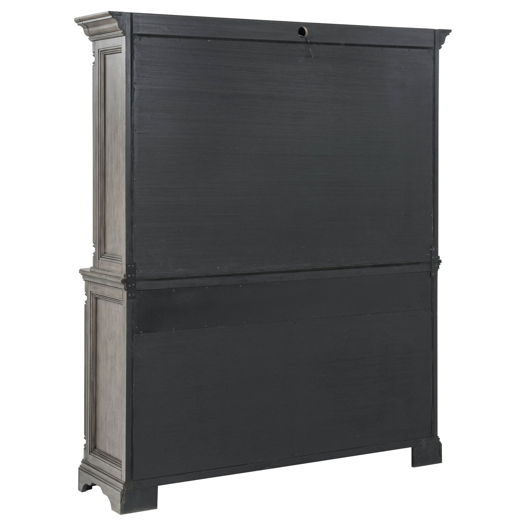 Cresswell Weathered Taupe 2-door 3-drawer Buffet And Hutch - Ornate Home