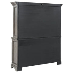 Cresswell Weathered Taupe 2-door 3-drawer Buffet And Hutch - Ornate Home