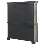 Cresswell Weathered Taupe 2-door 3-drawer Buffet And Hutch - Ornate Home