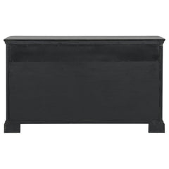 Cresswell Weathered Taupe 2-door 3-drawer Wine Storage Buffet - Ornate Home