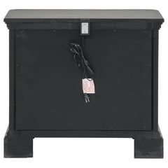 Cresswell Weathered Taupe 3-drawer Nightstand Bedside Table - Ornate Home