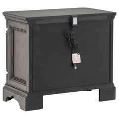 Cresswell Weathered Taupe 4-Piece Queen Storage Bedroom Set - Ornate Home