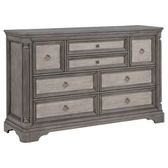 Cresswell Weathered Taupe 4-Piece Queen Storage Bedroom Set - Ornate Home