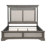Cresswell Weathered Taupe 5-Piece Queen Bedroom Set - Ornate Home