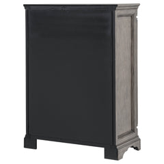 Cresswell Weathered Taupe 5-drawer Chest Of Drawers - Ornate Home