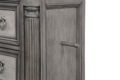 Cresswell Weathered Taupe 5-drawer Chest Of Drawers - Ornate Home