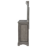 Cresswell Weathered Taupe 8-drawer Dresser With Mirror - Ornate Home