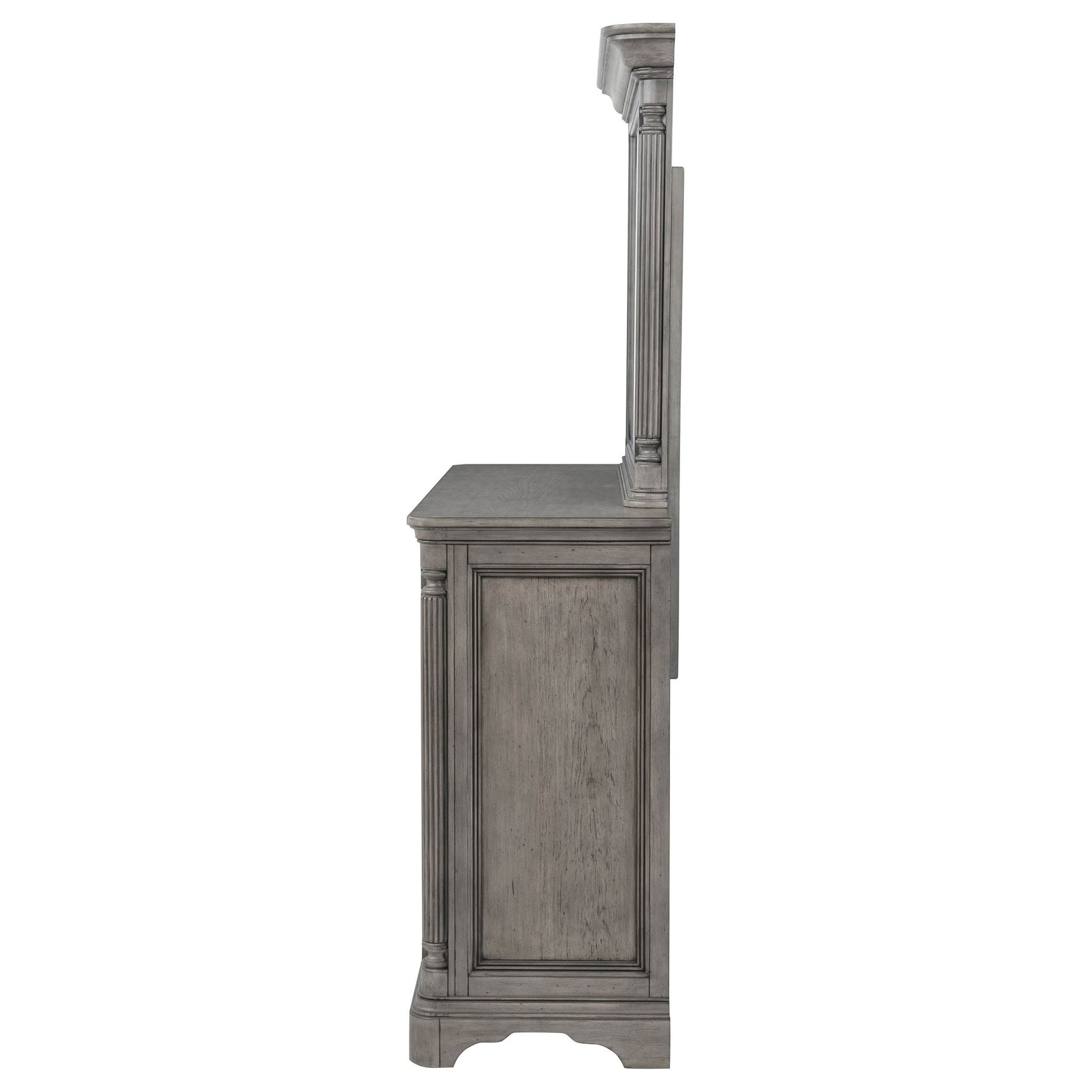 Cresswell Weathered Taupe 8-drawer Dresser With Mirror - Ornate Home