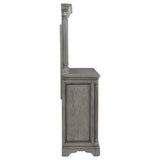 Cresswell Weathered Taupe 8-drawer Dresser With Mirror - Ornate Home
