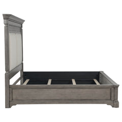 Cresswell Weathered Taupe Eastern King Upholstered Panel Bed - Ornate Home