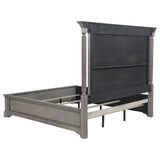 Cresswell Weathered Taupe Queen Upholstered Panel Bed - Ornate Home