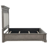 Cresswell Weathered Taupe Queen Upholstered Panel Bed - Ornate Home