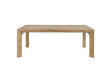 Crest Natural Dining Table - Ornate Home
