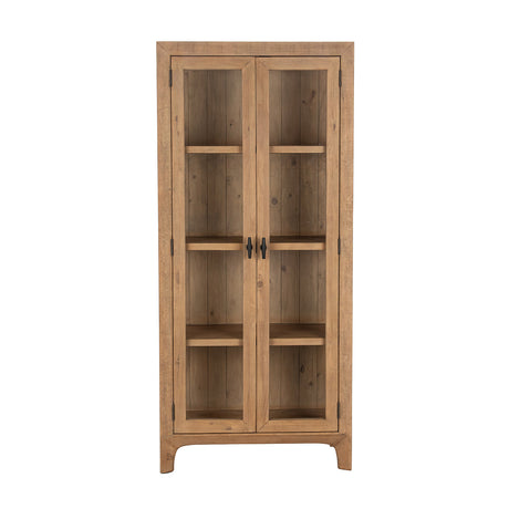 Crest Natural Tall Cabinet - Ornate Home