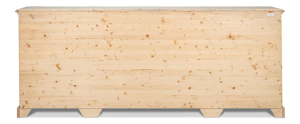Crested Beige Wall Cabinet - Ornate Home