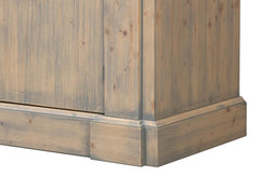 Crested Beige Wall Cabinet - Ornate Home
