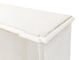 Crested White Wall Cabinet - Ornate Home