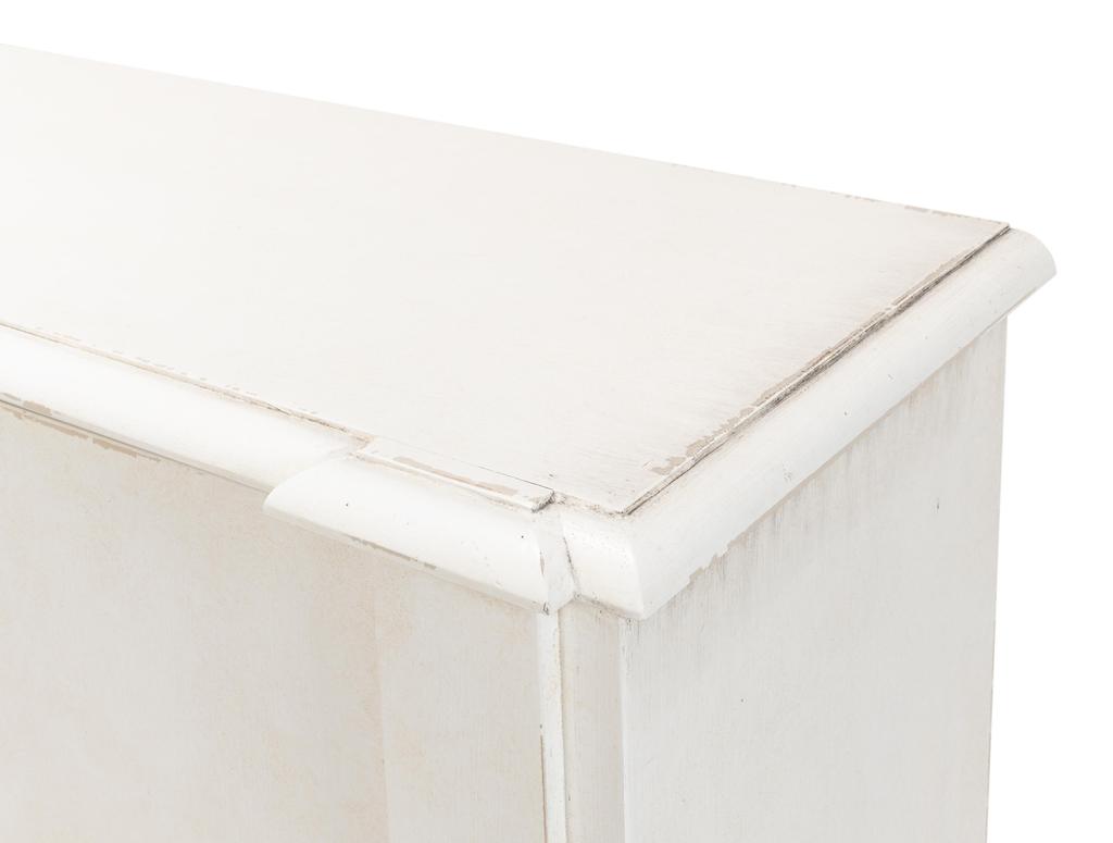 Crested White Wall Cabinet - Ornate Home