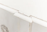 Crested White Wall Cabinet - Ornate Home